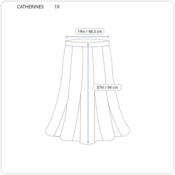 Catherines Anywear Womens Skirt 1X Plus Midi Purple Pink Paisley PAI57E - Picture 2 of 7